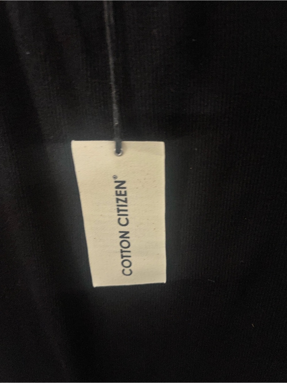 Cotton Citizen Black Short-Sleeve Crew Tee - Picture 3 of 4